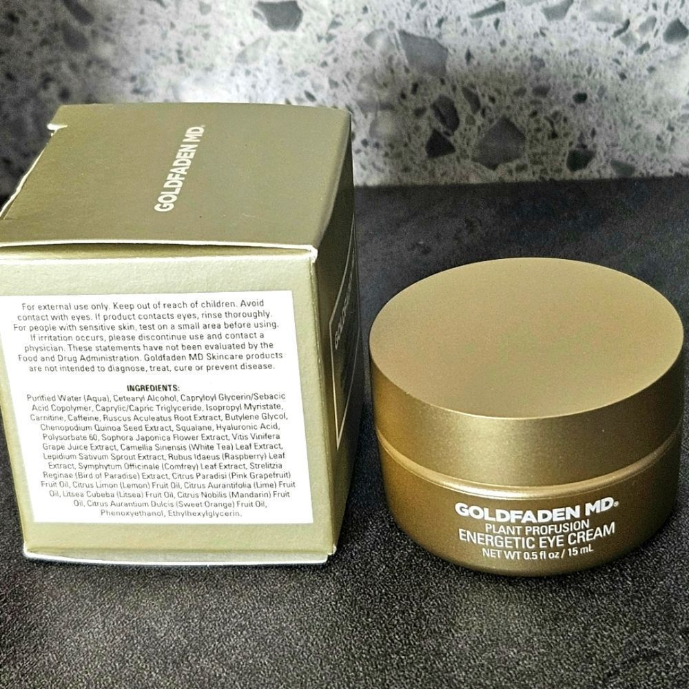 GOLDFADEN Plant Profusion Energetic Eye Cream New 15ml Msrp $145 - Picture 7 of 9